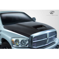 2002-2008 Dodge Ram 1500 / 2003-2009 Dodge Ram 2500 3500 Carbon Creations DriTech SRT Look Hood - 1 Piece image - 2