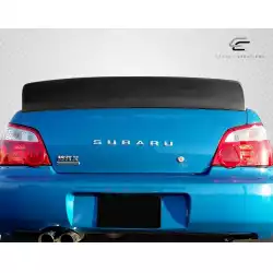 2002-2007 Subaru Impreza / WRX 4DR Downforce Rear Wing Spoiler - 1 Piece (S) image - 6