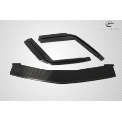 2009-2014 Cadillac CTS-V Carbon Creations G2 Front Splitter - 3 Piece image - 2