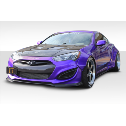 2010-2016 Hyundai Genesis Coupe 2dr Duraflex Circuit 75 MM Fender Flare Kit - 4 Piece image - 8