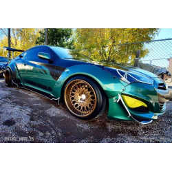 2010-2016 Hyundai Genesis Coupe 2dr Duraflex Circuit 75 MM Fender Flare Kit - 4 Piece image - 4