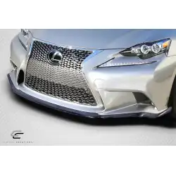 2014-2016 Lexus IS Series IS350 IS250 AM Design Front Lip Spoiler - 1 Piece ( F Sport Models only) image - 4