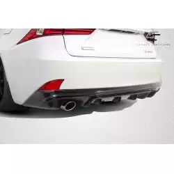 2014-2016 Lexus IS Series IS350 IS250 AM Design Style Rear Diffuser - 1 Piece ( F Sport Models only) image - 6