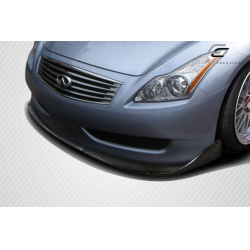 2008-2015 Infiniti G Coupe G37 Q60 Carbon Creations Chronos Front Lip Spoiler - 3 Piece image - 2