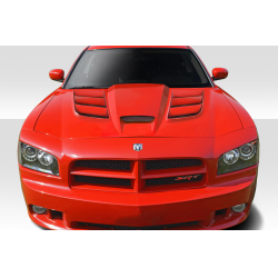 2006-2010 Dodge Charger Duraflex Viper Look Hood - 1 Piece image - 1