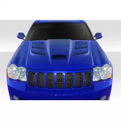 2005-2010 Jeep Grand Cherokee Viper Look Hood - 1 Piece image - 1