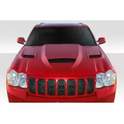 2005-2010 Jeep Grand Cherokee Hellcat Look Hood - 1 Piece image - 1