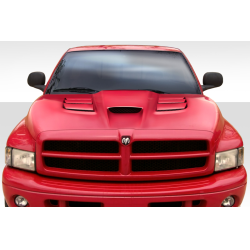 1994-2001 Dodge Ram Duraflex Viper Look Hood - 1 Piece image - 1