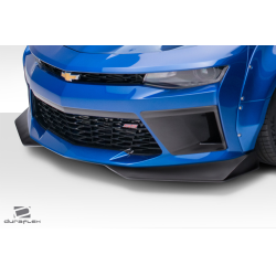 2016-2018 Chevrolet Camaro V8 Duraflex Grid Front Splitters - 2 Piece image - 4