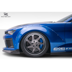 2016-2018 Chevrolet Camaro Duraflex Grid Front Fender Flares - 4 Piece image - 3