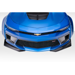 2016-2018 Chevrolet Camaro V8 Duraflex Grid Front Bumper Air Duct Extensions Add Ons Spat Extensions - 2 Piece image - 6