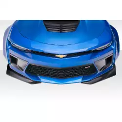 2016-2018 Chevrolet Camaro V8 Grid Front Bumper Air Duct Extensions Add Ons Spat Extensions - 2 Piece image - 1