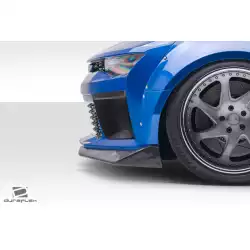2016-2018 Chevrolet Camaro V8 Grid Front Bumper Air Duct Extensions Add Ons Spat Extensions - 2 Piece image - 8