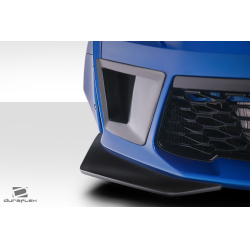 2016-2018 Chevrolet Camaro V8 Duraflex Grid Front Bumper Air Duct Extensions Add Ons Spat Extensions - 2 Piece image - 9