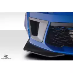 2016-2018 Chevrolet Camaro V8 Grid Front Bumper Air Duct Extensions Add Ons Spat Extensions - 2 Piece image - 9