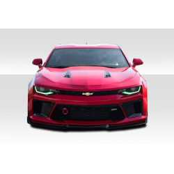 2016-2018 Chevrolet Camaro V8 Duraflex Grid Front Bumper Air Duct Extensions Add Ons Spat Extensions - 2 Piece image - 1