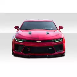 2016-2018 Chevrolet Camaro V8 Grid Front Bumper Air Duct Extensions Add Ons Spat Extensions - 2 Piece image - 11