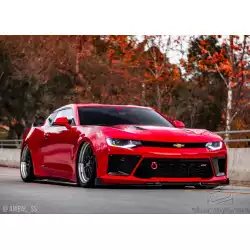 2016-2018 Chevrolet Camaro V8 Grid Front Bumper Air Duct Extensions Add Ons Spat Extensions - 2 Piece image - 14