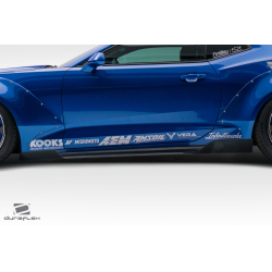 2016-2023 Chevrolet Camaro Duraflex Grid Side Splitters - 6 Piece image - 4