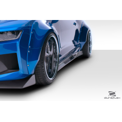2016-2023 Chevrolet Camaro Duraflex Grid Side Splitters - 6 Piece image - 6