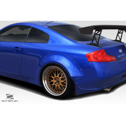 2003-2007 Infiniti G Coupe G35 Duraflex Circuit 75mm Rear Fender Flares ( Fender caps not included ) - 2 Piece image - 3