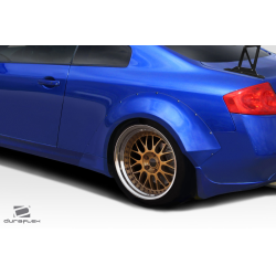 2003-2007 Infiniti G Coupe G35 Duraflex Circuit 75mm Rear Fender Flare Caps ( Sport Version ) - 2 Piece image - 3