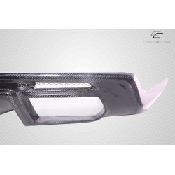 2016-2018 Chevrolet Camaro Carbon Creations GM-X Rear Diffuser - 1 Piece ( Quad exhaust version) image - 5