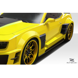 2010-2013 Chevrolet Camaro Duraflex CCG Wide Body Side Skirts ( includes door caps ) - 4 Piece image - 3