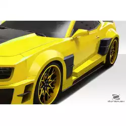 2010-2013 Chevrolet Camaro CCG Wide Body Side Skirts ( includes door caps ) - 4 Piece image - 6
