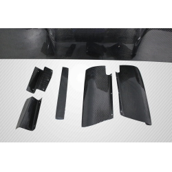 2003-2008 Nissan 350Z Z33 / Infiniti G35 Coupe Carbon Creations TS-1 Rear Diffuser - 6 Piece image - 7