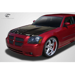 2005-2007 Dodge Magnum Carbon Creations SRT Look Hood - 1 Piece image - 2