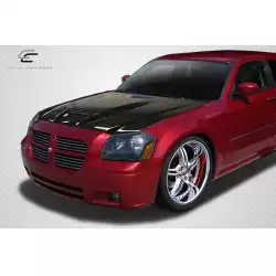2005-2007 Dodge Magnum SRT Look Hood - 1 Piece image - 6