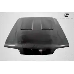 1987-1993 Ford Mustang Heat Extractor Carbon Fiber Hood image - 4