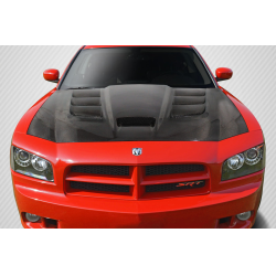 2006-2010 Dodge Charger Carbon Creations DriTech Viper Look Hood - 1 Piece image - 1