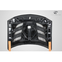 2006-2010 Dodge Charger Carbon Creations DriTech Viper Look Hood - 1 Piece image - 7