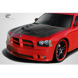 2006-2010 Dodge Charger Carbon Creations DriTech Viper Look Hood - 1 Piece image - 2