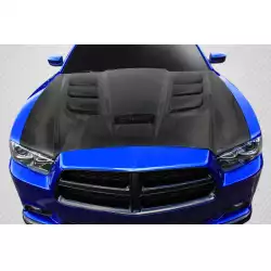 2011-2014 Dodge Charger DriTech Viper Look Hood - 1 Piece image - 1