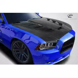 2011-2014 Dodge Charger DriTech Viper Look Hood - 1 Piece image - 6