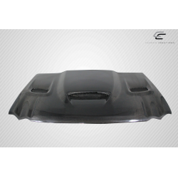 2005-2010 Jeep Grand Cherokee Carbon Creations DriTech Hellcat look Hood - 1 Piece image - 3