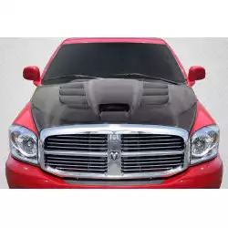 2002-2008 Dodge Ram DriTech Viper Look Hood - 1 Piece image - 1