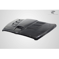 2002-2008 Dodge Ram Carbon Creations DriTech Viper Look Hood - 1 Piece image - 4