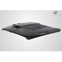 2002-2008 Dodge Ram Carbon Creations DriTech Viper Look Hood - 1 Piece image - 5