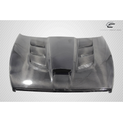 1994-2001 Dodge Ram Carbon Creations DriTech Viper Look Hood - 1 Piece image - 3