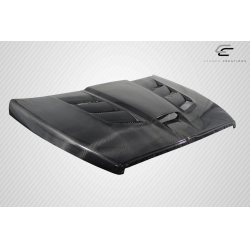 1994-2001 Dodge Ram Carbon Creations DriTech Viper Look Hood - 1 Piece image - 4