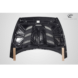 1994-2001 Dodge Ram Carbon Creations DriTech Viper Look Hood - 1 Piece image - 6