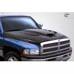 1994-2001 Dodge Ram DriTech Viper Look Hood - 1 Piece image - 6