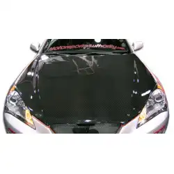 2010-2012 Hyundai Genesis Coupe 2DR DriTech OEM Look Hood - 1 Piece image - 2