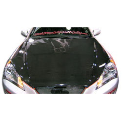 2010-2012 Hyundai Genesis Coupe 2DR Carbon Creations DriTech OEM Look Hood - 1 Piece image - 1