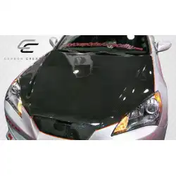 2010-2012 Hyundai Genesis Coupe 2DR DriTech OEM Look Hood - 1 Piece image - 4