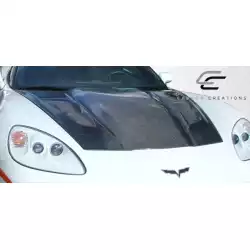 2005-2013 Chevrolet Corvette C6 DriTech H-Design Hood - 1 Piece image - 3